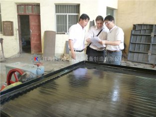 搖床設備丨新型聚氨酯選礦搖床的安裝調試方法