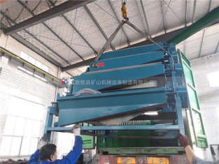 印度尼西亞100t鉭鈮礦三盤(pán)帶式磁選機(jī)磁選工藝